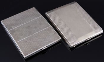 900 Silber 2 Zigarettenetuis, Österreich, silver 2 cigarette tins,