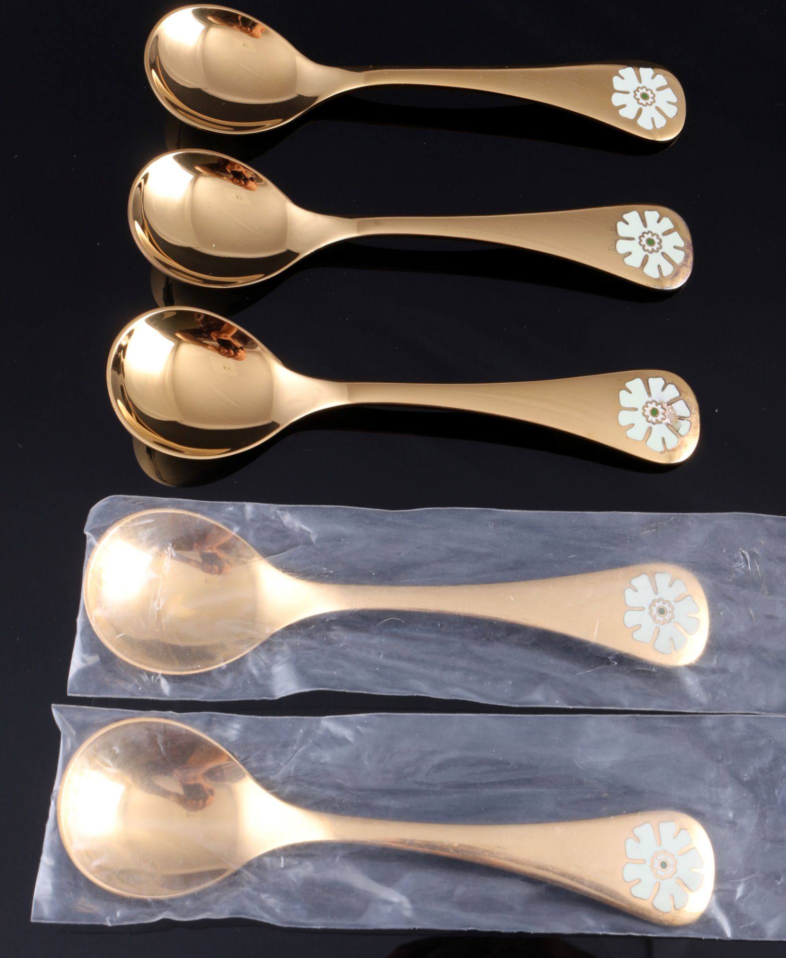 Georg Jensen 925 sterling silver 9 annual spoons, Silber Jahreslöffel, - Image 2 of 5