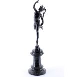 Bronze Mercury / Hermes after GIAMBOLOGNA, Bronzeskulptur Merkur / Hermes,