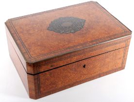 Tahan Marketerie Napoleon III große Schmuckschatulle 1849-1866, jewelry box,