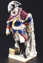 Friedrich König von Preussen Porzellanfigur, Frederick King of Prussia porcelain figure,