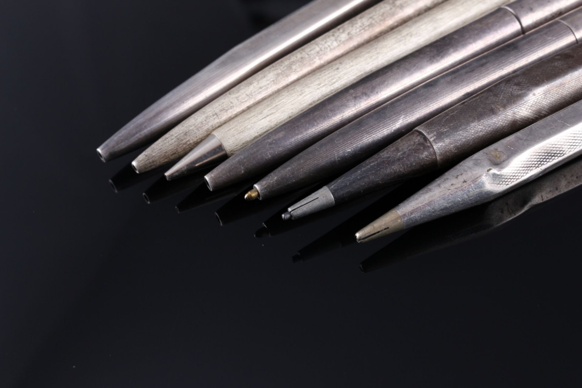 900-925 silver ballpoint pens and pencils, Kugelschreiber und Bleistifte, - Image 4 of 5
