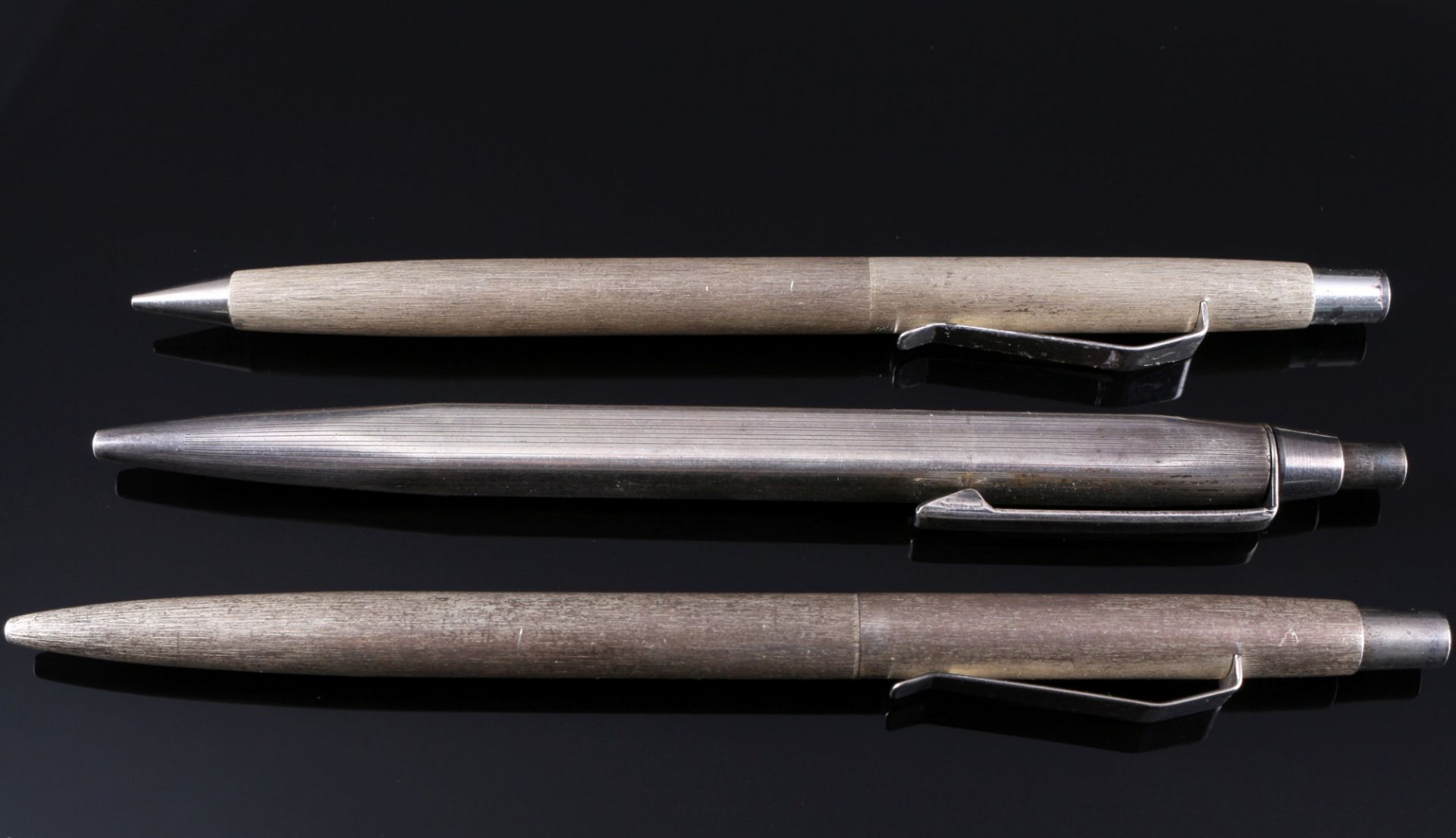 900-925 silver ballpoint pens and pencils, Kugelschreiber und Bleistifte, - Image 2 of 5