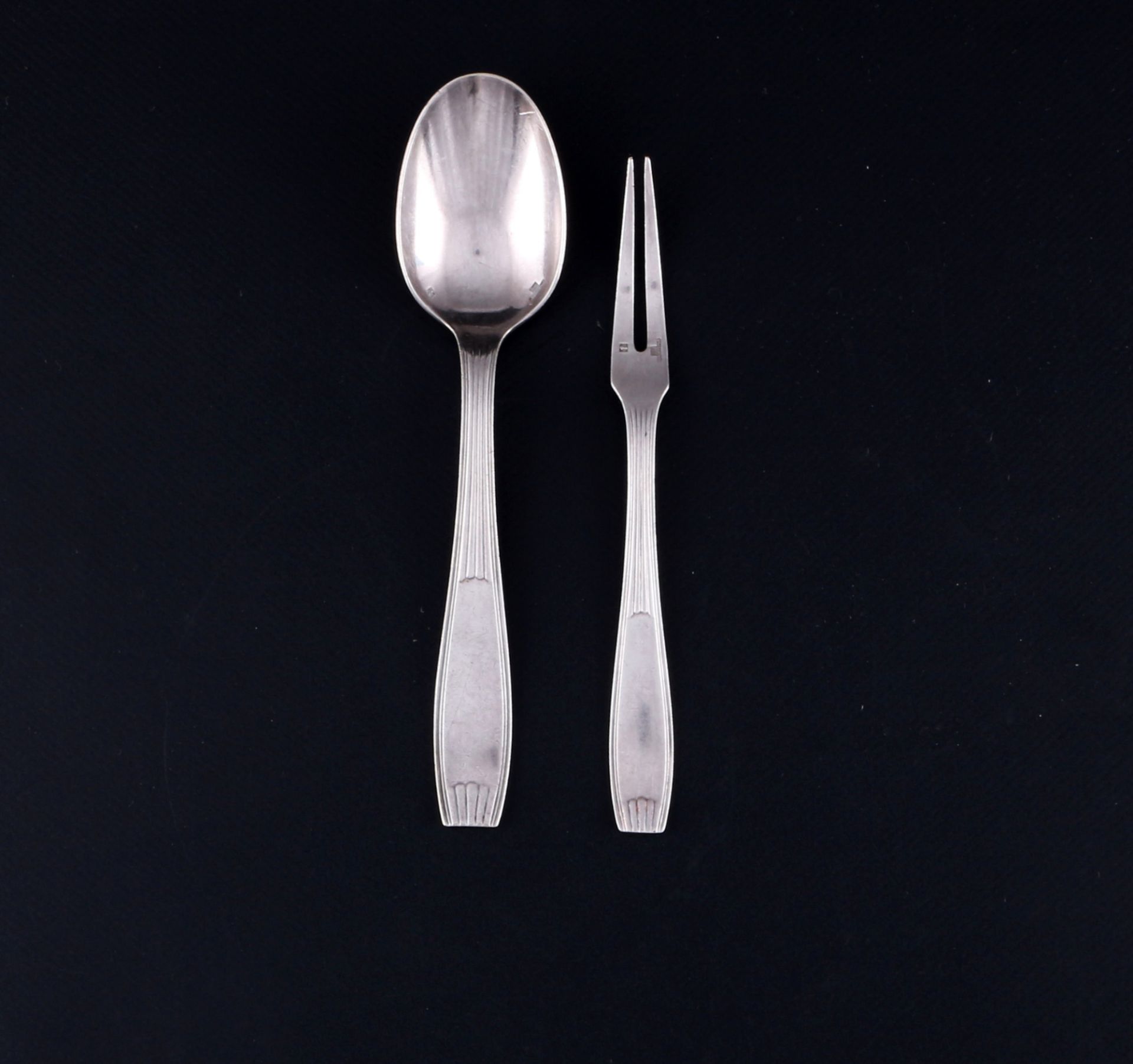 Christofle Art Deco Saigon 76-piece cutlery, 76-teiliges Besteck, - Image 6 of 7