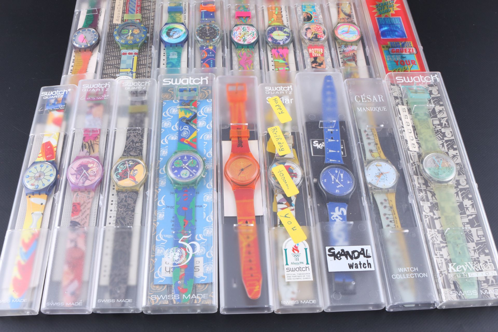 Swatch Sammlung - 24 Armbanduhren, wrist watch collection, - Bild 4 aus 7