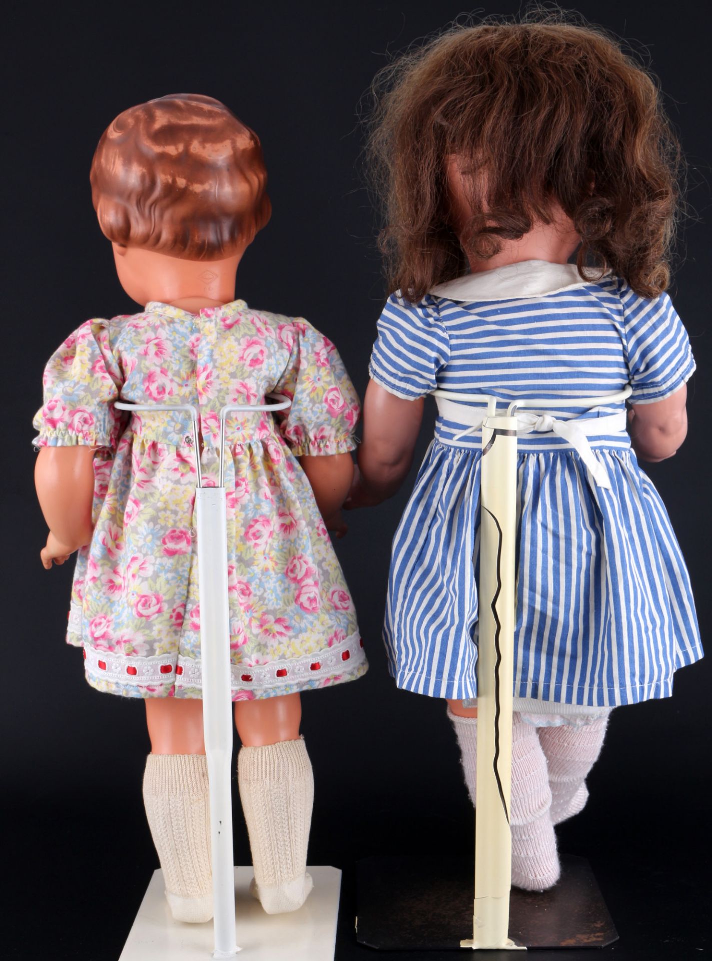 <br>Sonneberg 3066 and Schildkroet, 2 large character dolls girls, 2 große Charakterpuppen Mädchen, - Image 4 of 8