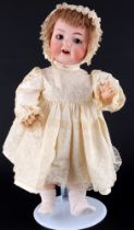 Heubach Köppelsdorf 342/8 Charakterpuppe Mädchen um 1920, character doll girl around 1920,