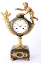 Figurenpendule Bronze Frankreich 19. Jahrhundert Kaminuhr, bronze french mantel clock 19th century,