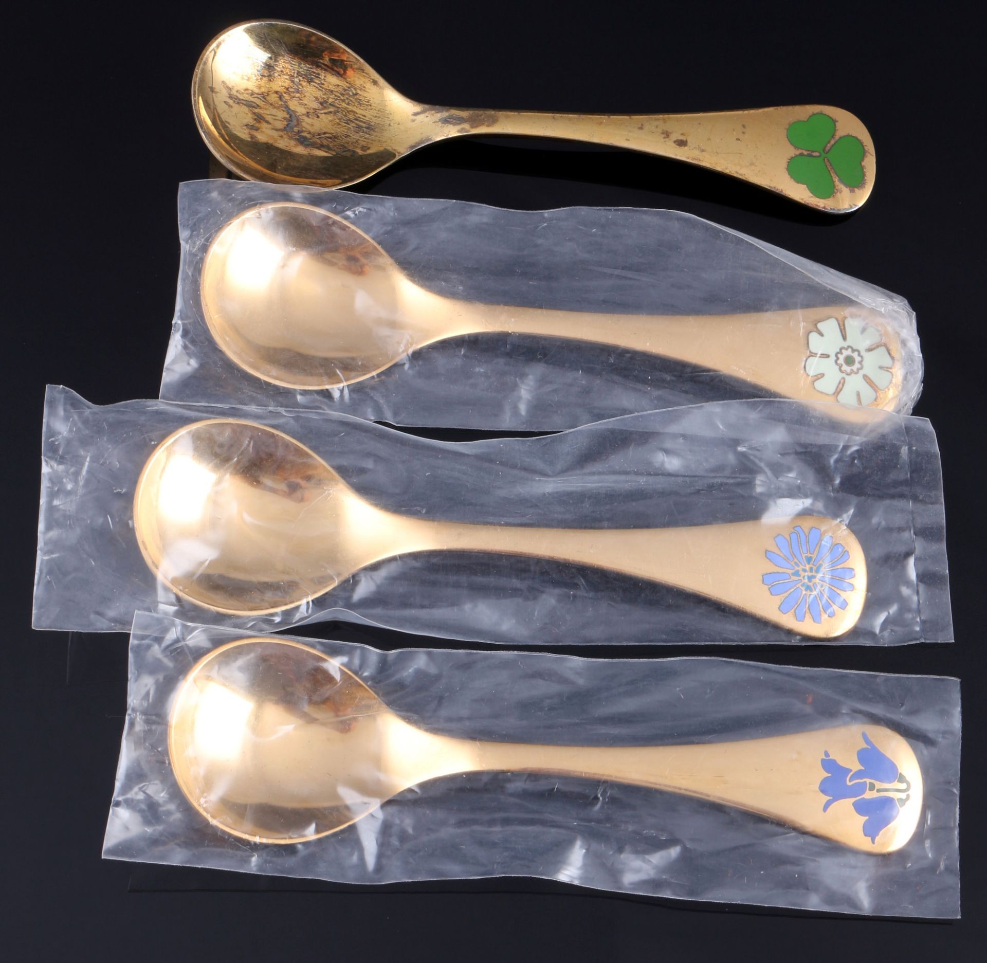 Georg Jensen 925 sterling silver 8 annual spoons, Silber Jahreslöffel, - Image 2 of 5