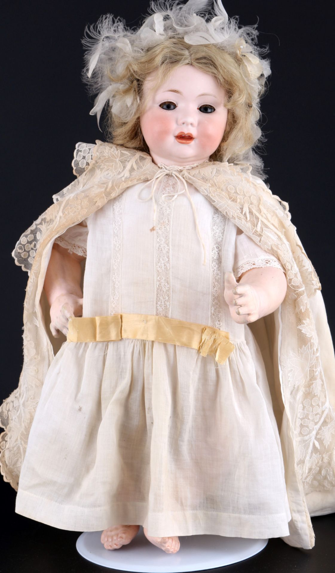 Armand Marseille AM ​​327 large character doll girl for George Borgfeldt, große Charakterpuppe Mädch