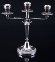 Greggio 800 Silber Kerzenständer, Greggio silver candlestick