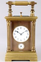 Reiseuhr Petit Sonnerie und Wecker, Frankreich um 1900, carriage clock,