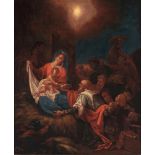 Old master painting 17th/18th century, the adoration of the magi, Altmeister 17./18. Jahrhundert, 
