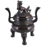 China bronze large incense burner Ming Dynasty 16th/17th Century,