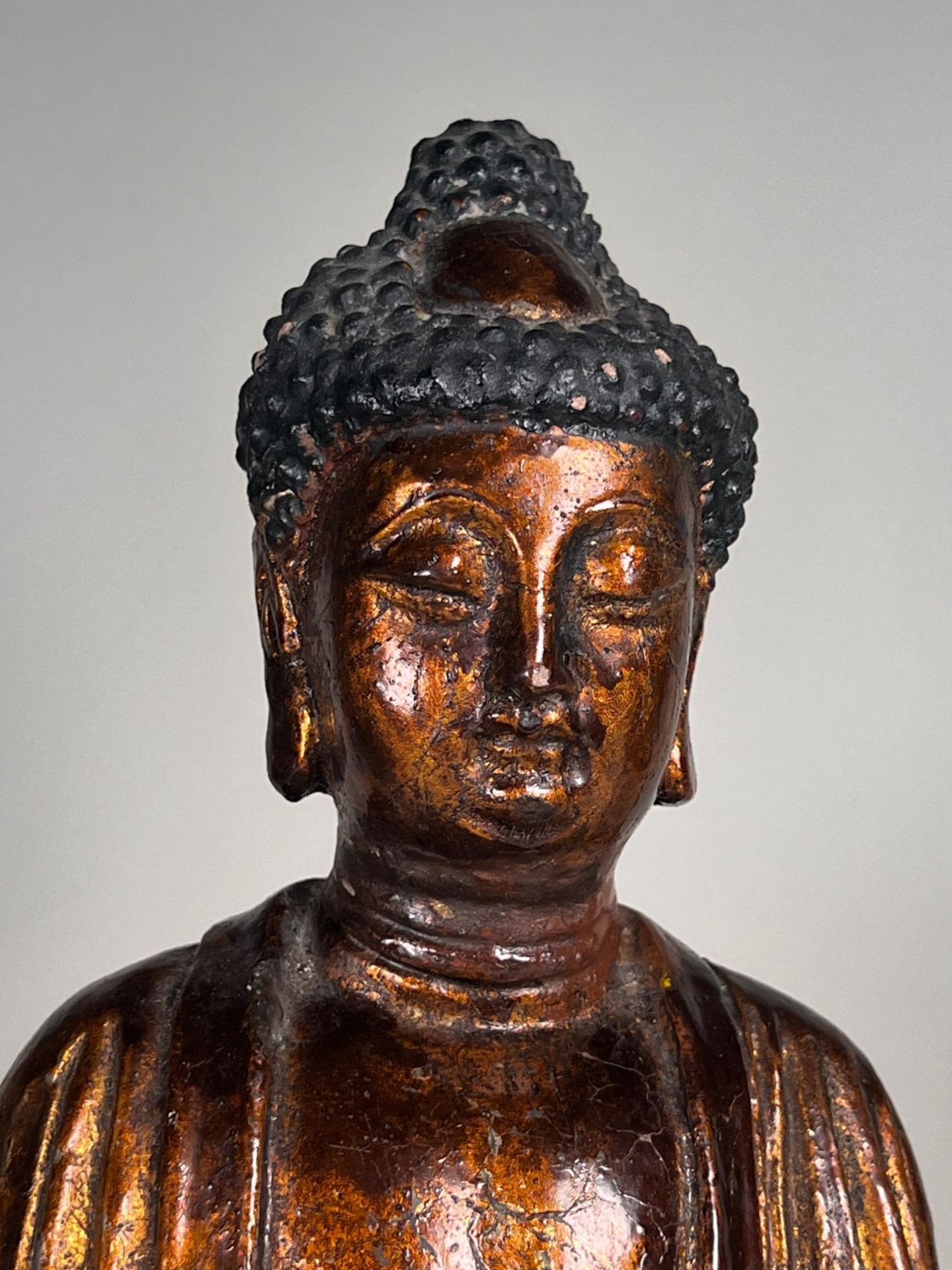 China Buddha Amitayus Ming Dynasty 16th/17th Century, - Image 2 of 10