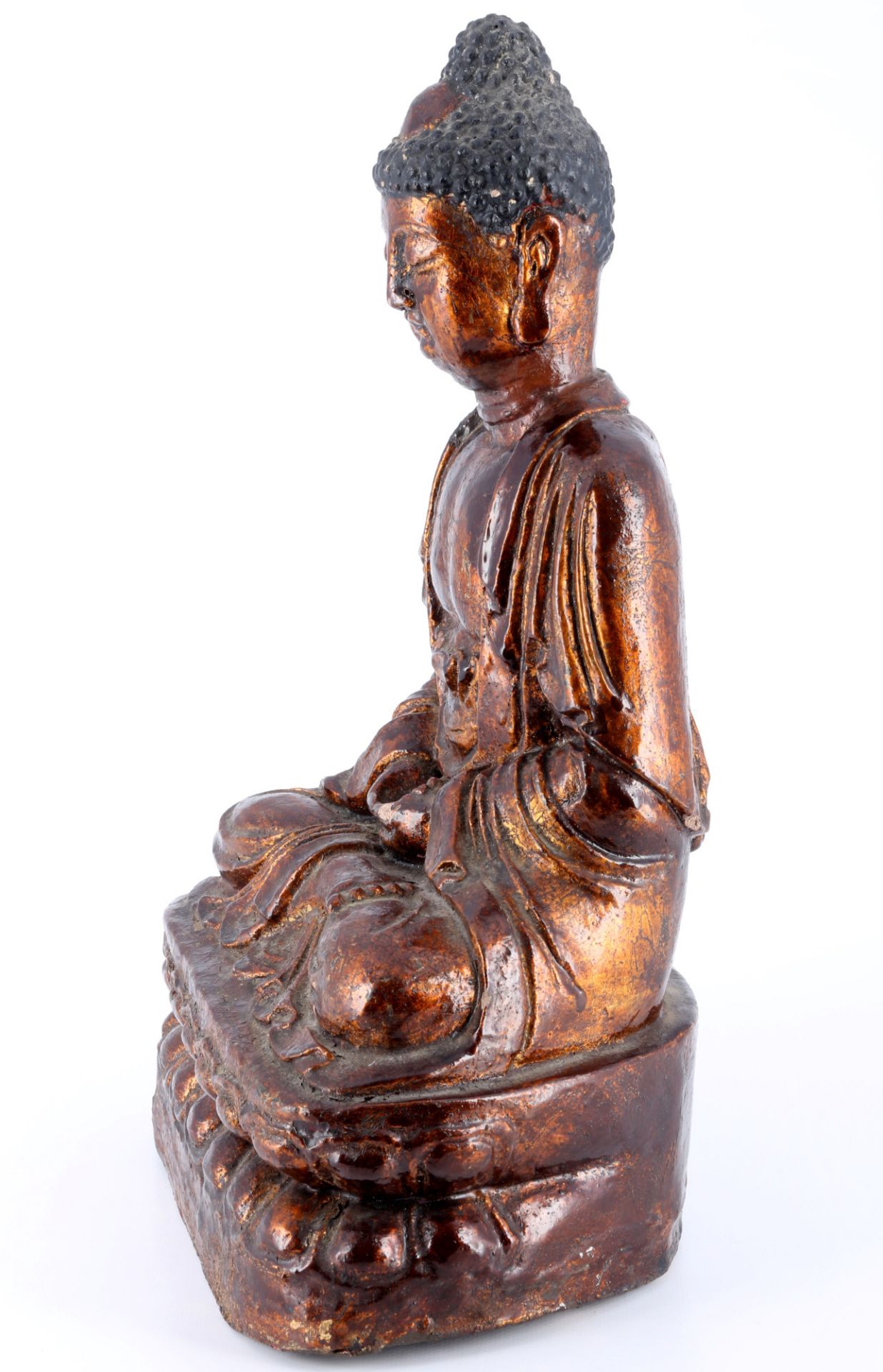 China Buddha Amitayus Ming Dynasty 16th/17th Century, - Image 9 of 10