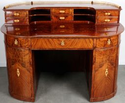 Schreibtisch nach Josef Ulrich DANHAUSER, Biedermeier-Stil,