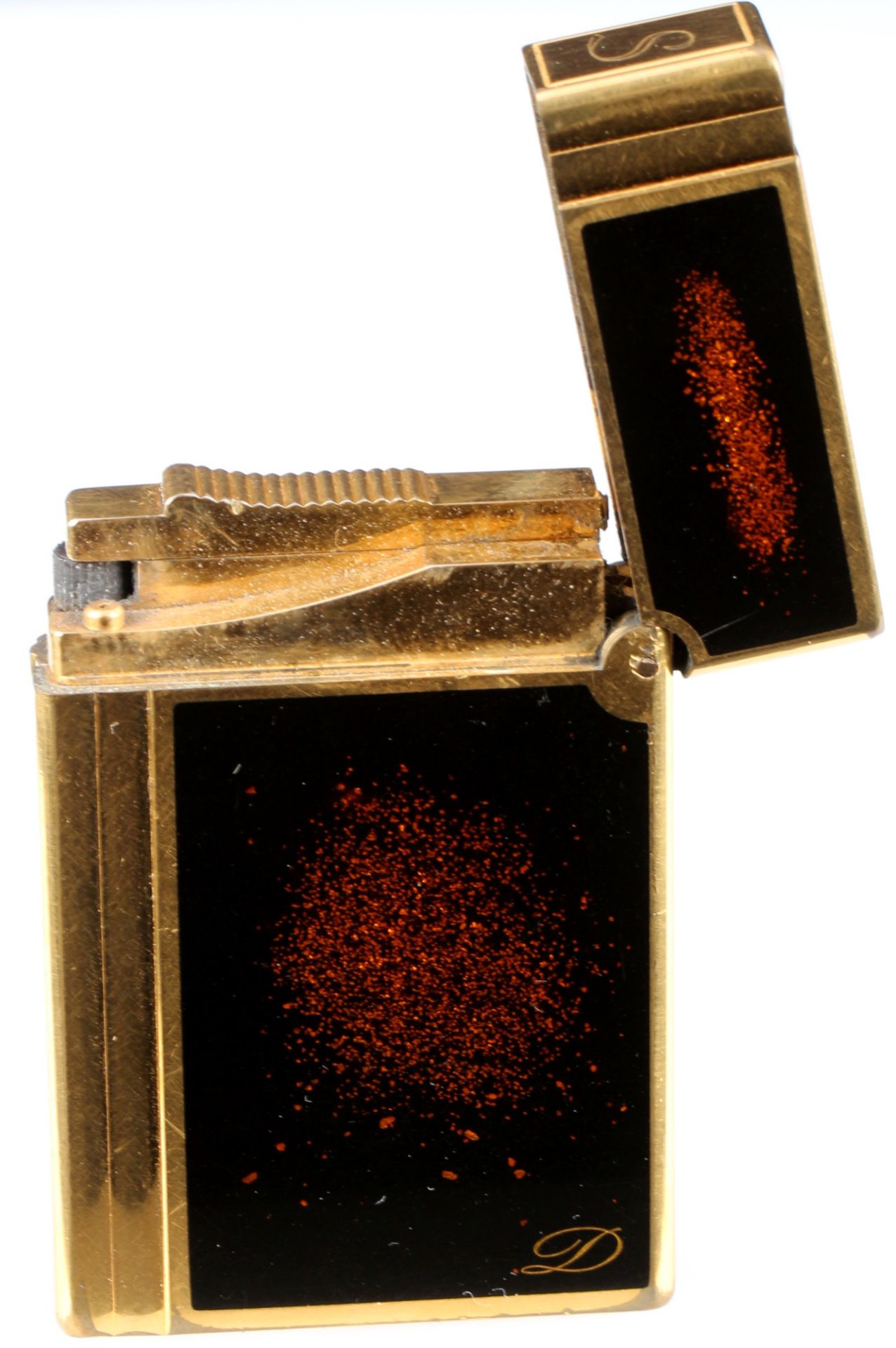 Dupont China Lacquer and Gold Dust Lighter, - Image 4 of 6
