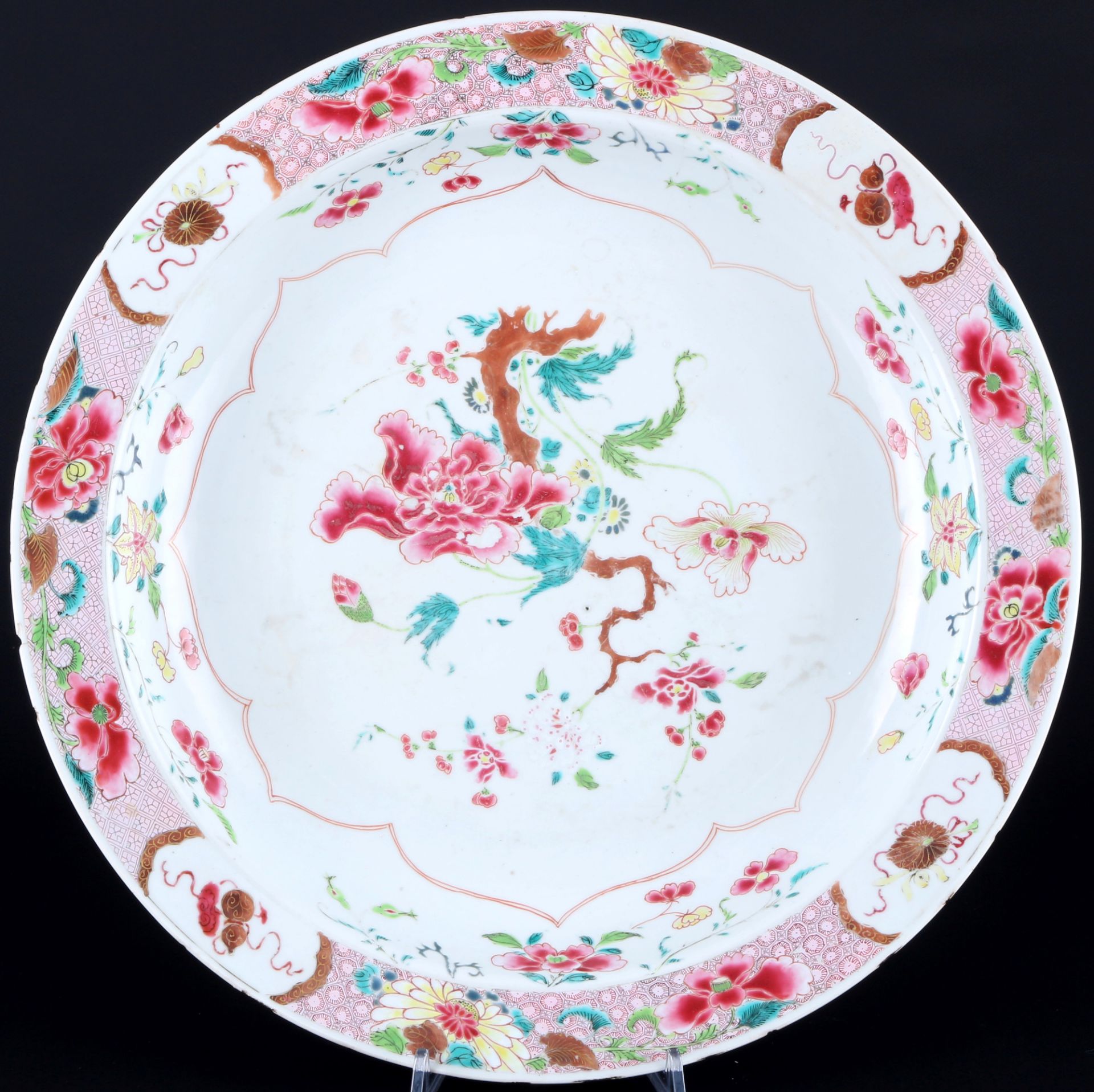 China Famille Rose large bowl 18. Century, große Schale 18. Jahrhundert,