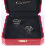 Cartier 925 silver cufflinks,