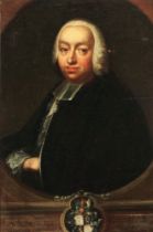 Altmeister 18. Jahrhundert, Portrait Johann Tobias Schantz 1751,