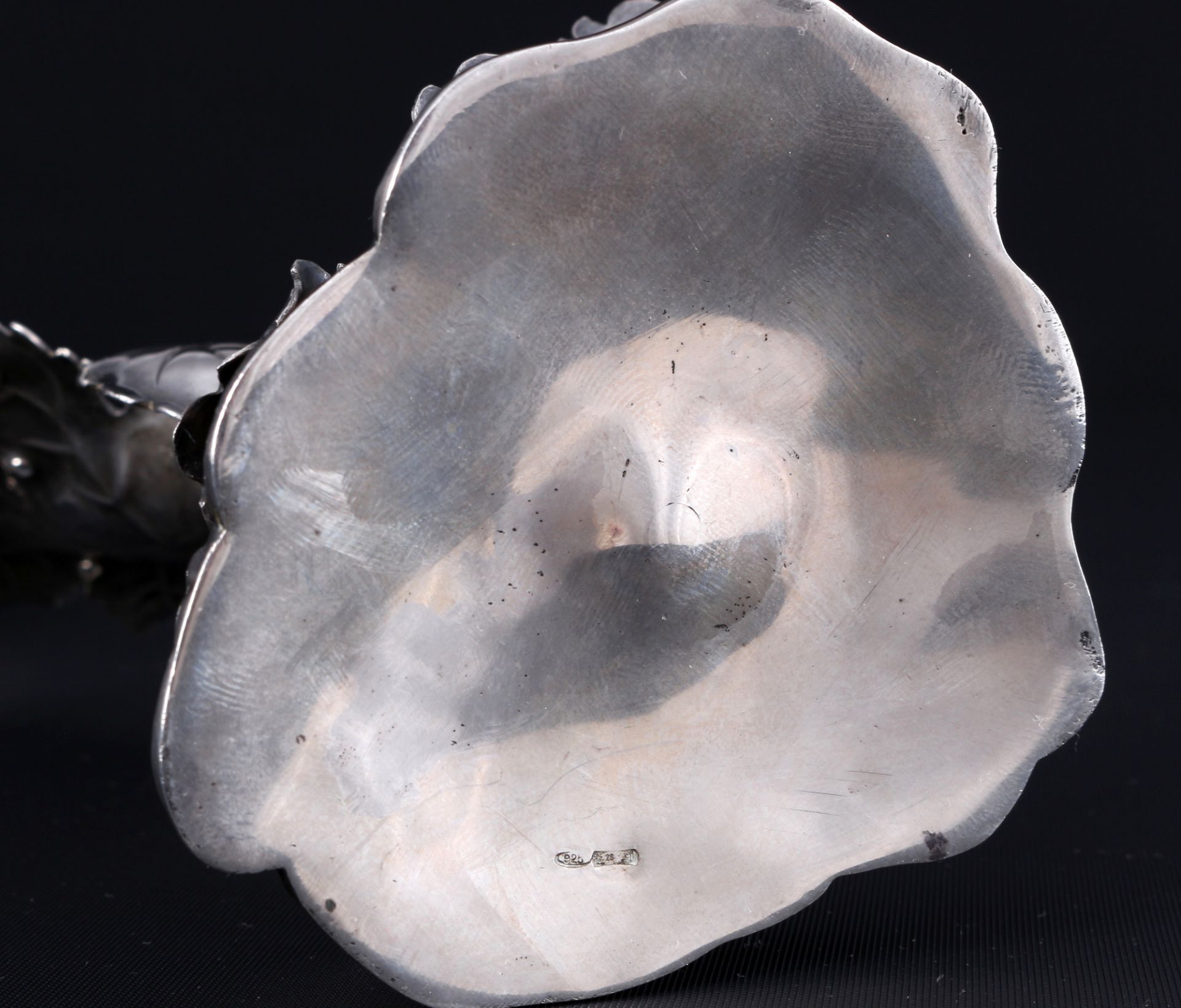 Gianmario Buccellati 925 silver opium poppy buds as a shaker, - Image 3 of 4