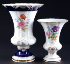 Meissen B-Form Flower Bouquet 2 splendor vases 1st choice,