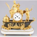 Empire gondola mantel clock Barque de Venus et l'Amour, France 19th century,