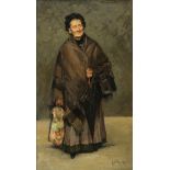 Rudolf POSSIN (1861-1922) Portrait einer eleganten Dame,