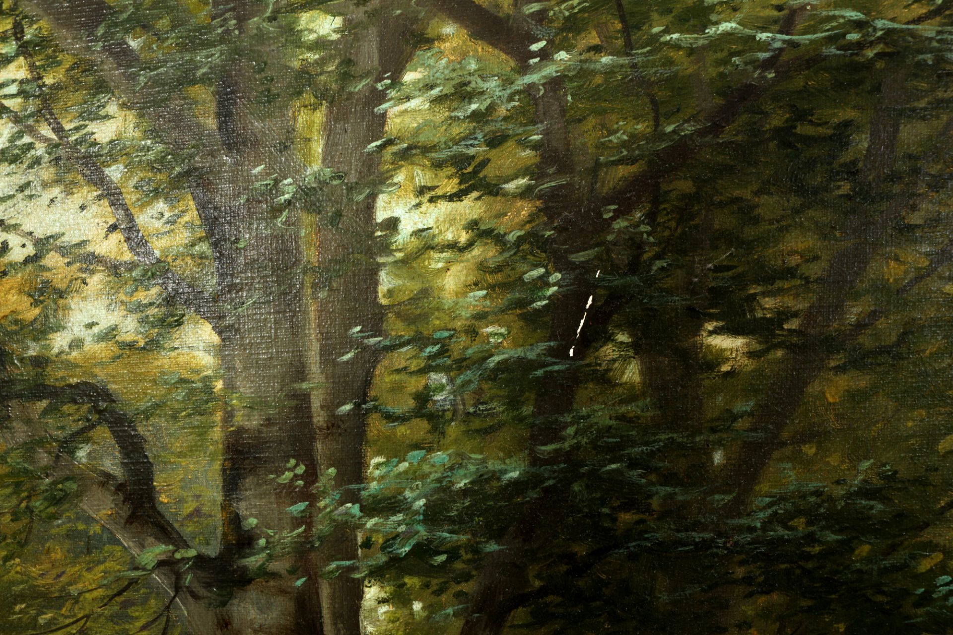 Jacobus Johannes VAN POORTEN (1841-1914) Deer in a forest landscape, - Image 5 of 7