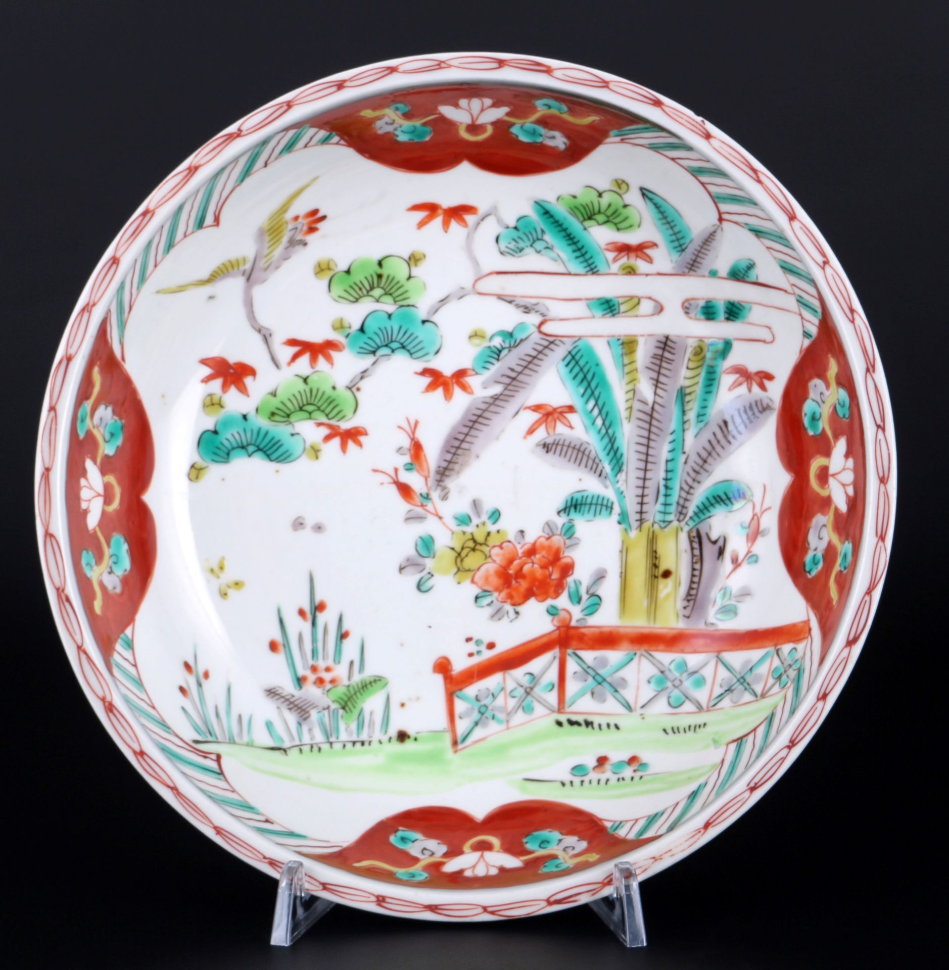 <br>China Wucai bowl Qing period 18th/19th century, Schale, - Image 2 of 3