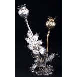 Gianmario Buccellati 925 silver opium poppy buds as a shaker,