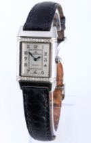 Jaeger-LeCoultre Reverso women's wristwatch with diamonds,