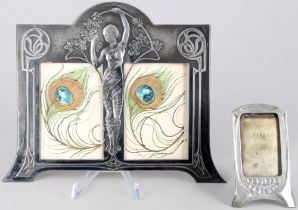 2 Art Nouveau picture frames including WMF,