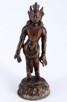 Nepal Bronze Avalokiteshvara Buddha 19th century,