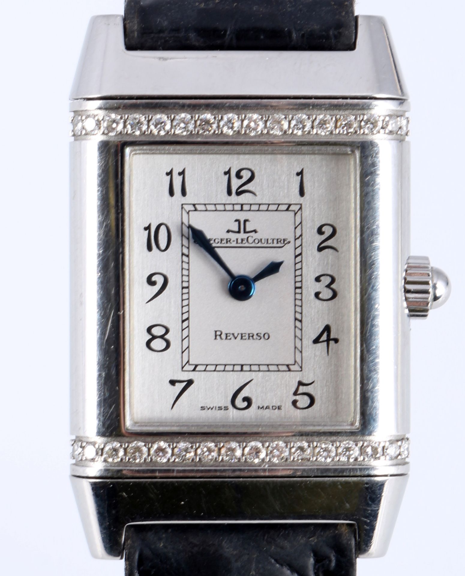 Jaeger-LeCoultre Reverso Damen Armbanduhr mit Brillanten, - Bild 2 aus 6