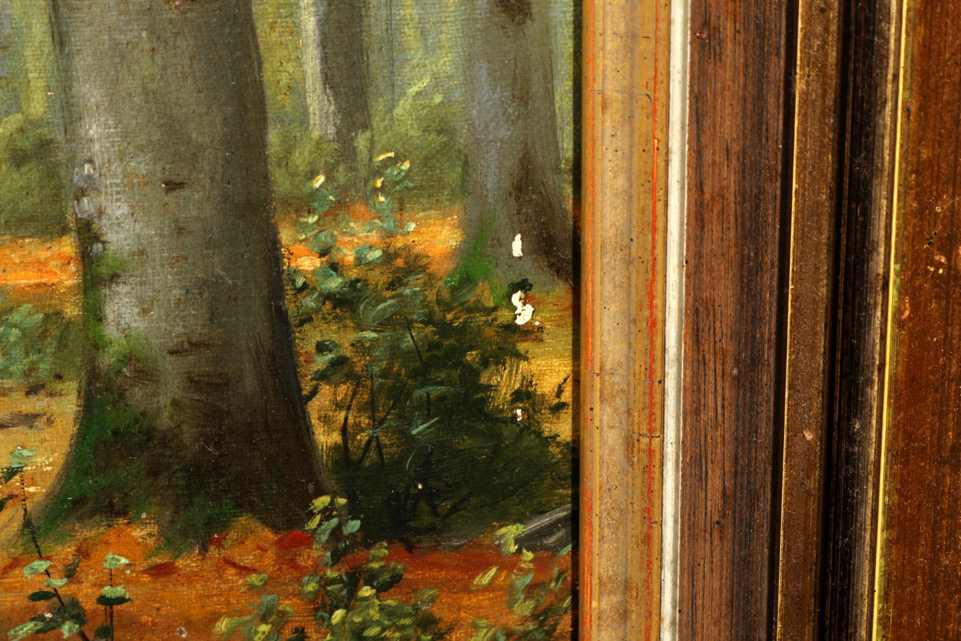 Jacobus Johannes VAN POORTEN (1841-1914) Deer in a forest landscape, - Image 7 of 7