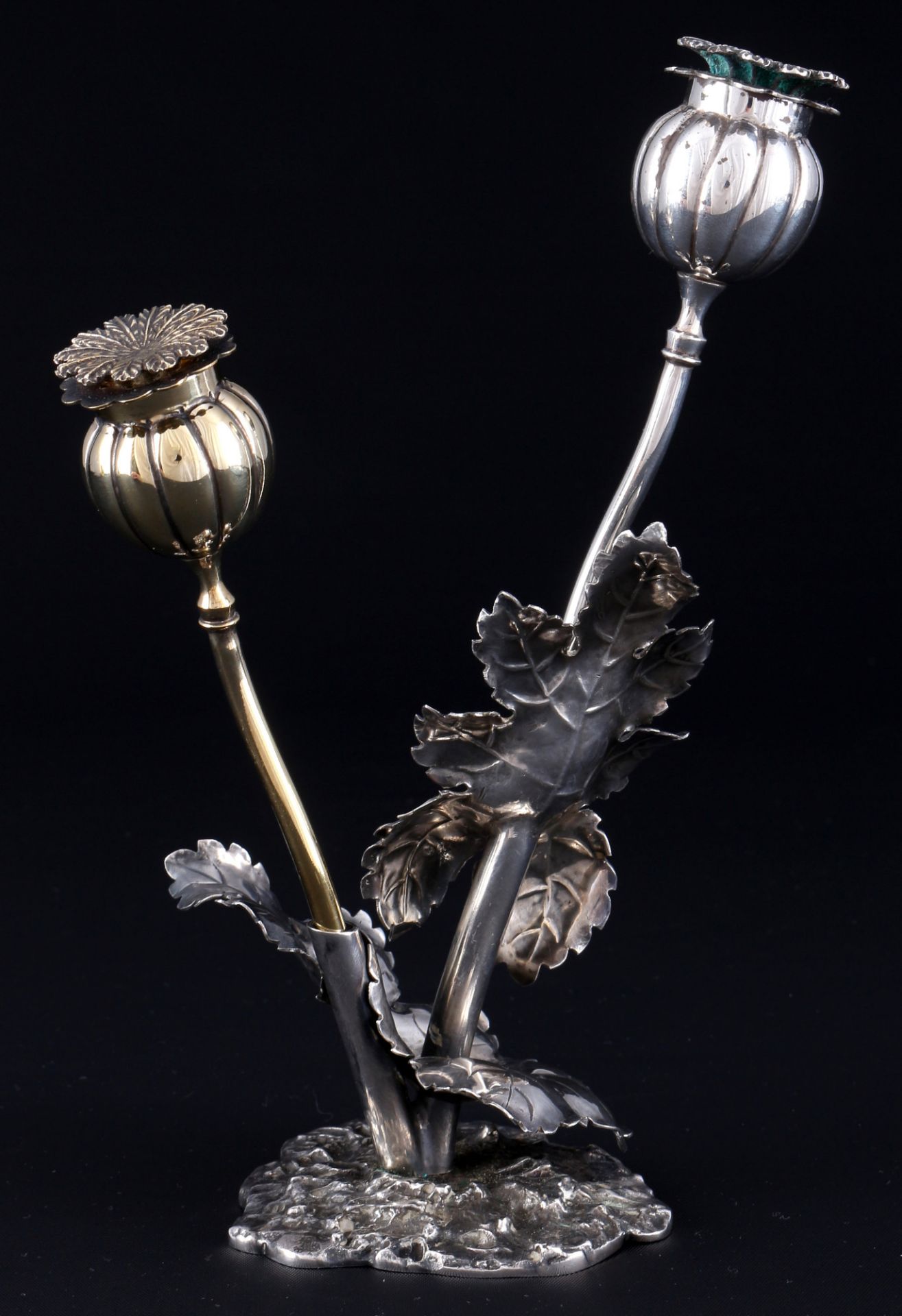 Gianmario Buccellati 925 silver opium poppy buds as a shaker, - Image 2 of 4