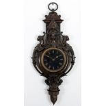 Large wall clock H 77 cm, France 19th century,