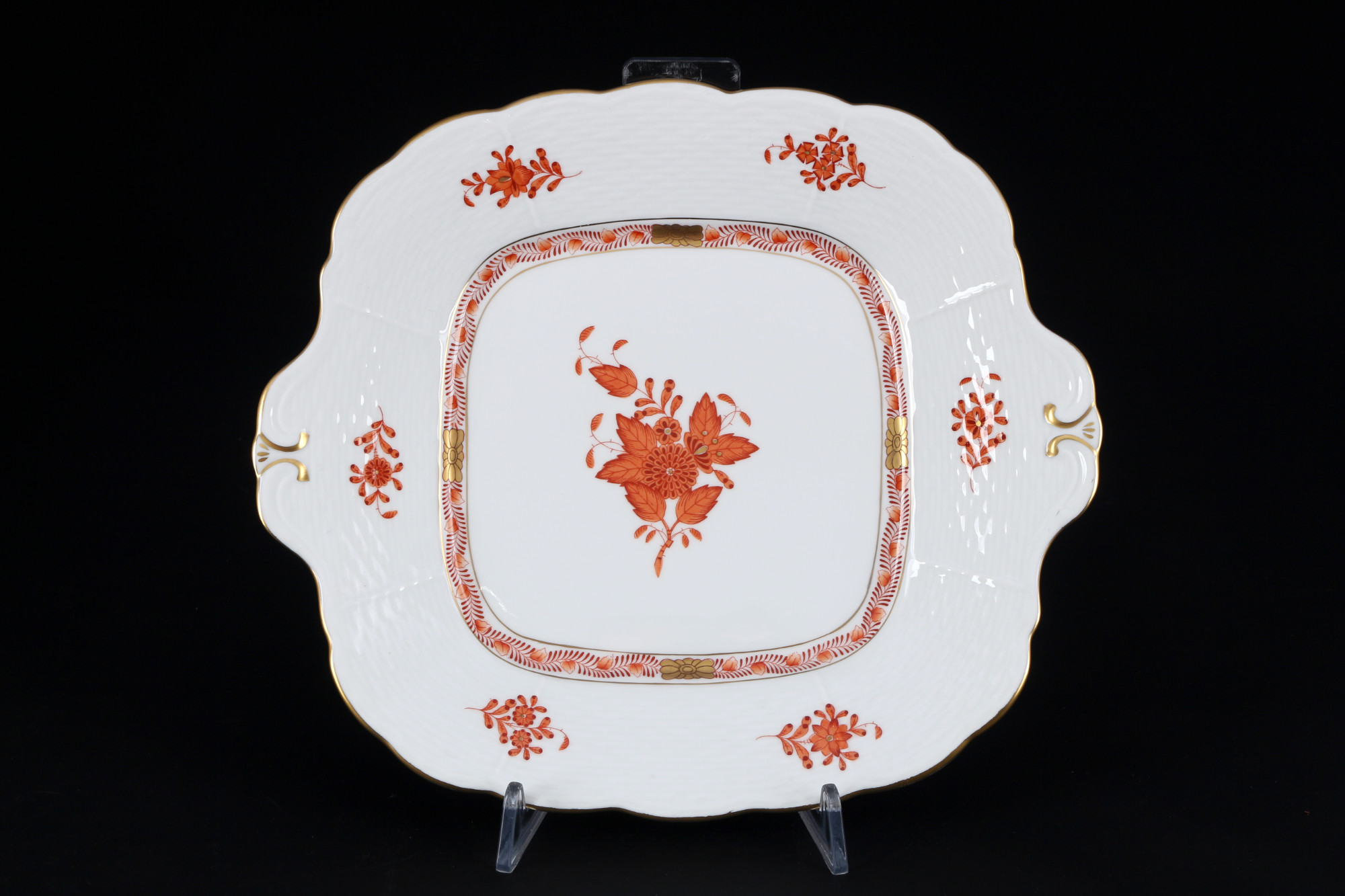 Herend Apponyi Orange tea service for 7 persons, - Image 4 of 9