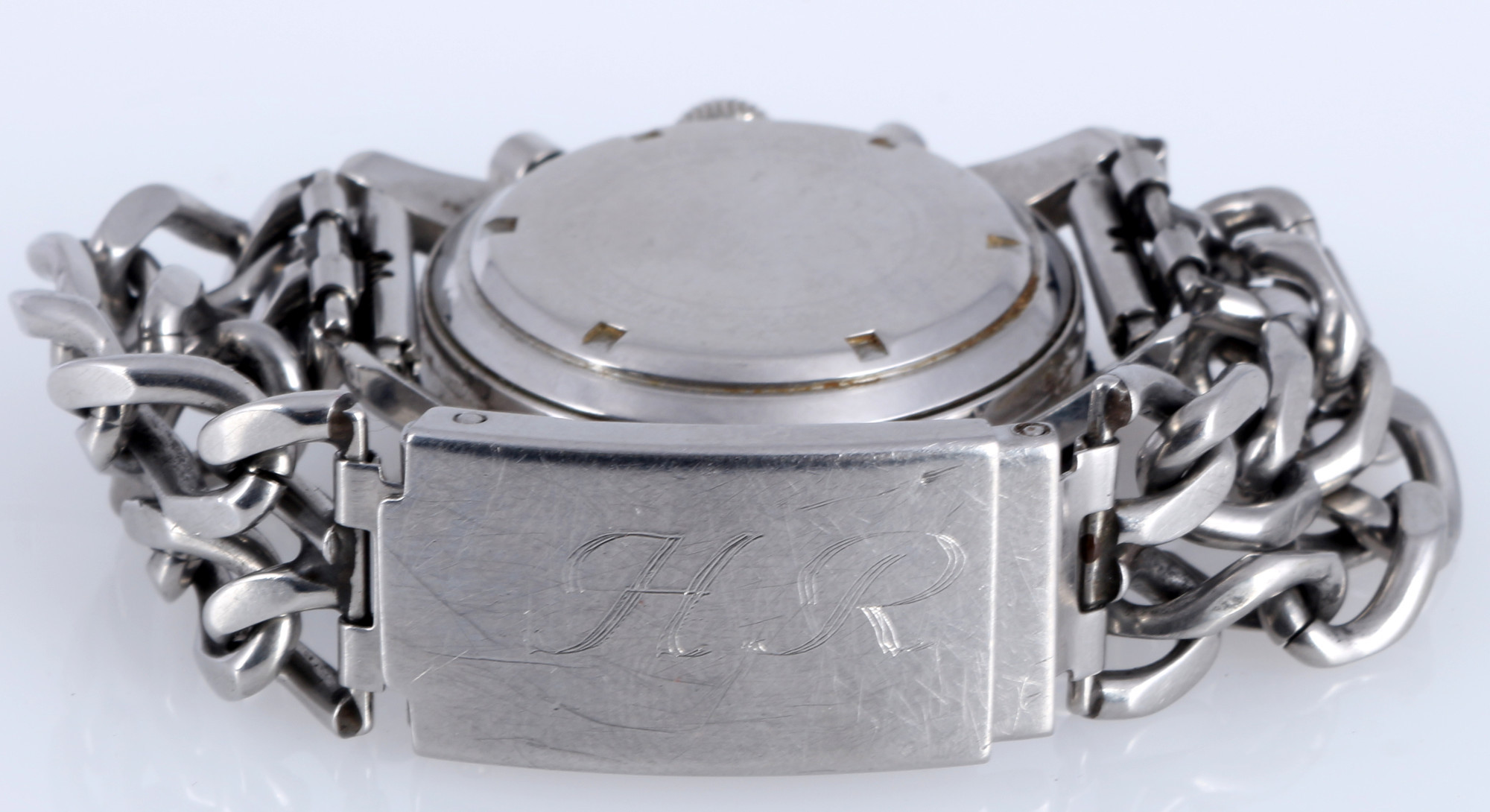 Hanhart Chronograph Pilot's Watch 415 ES with Lemania movement, - Image 7 of 7
