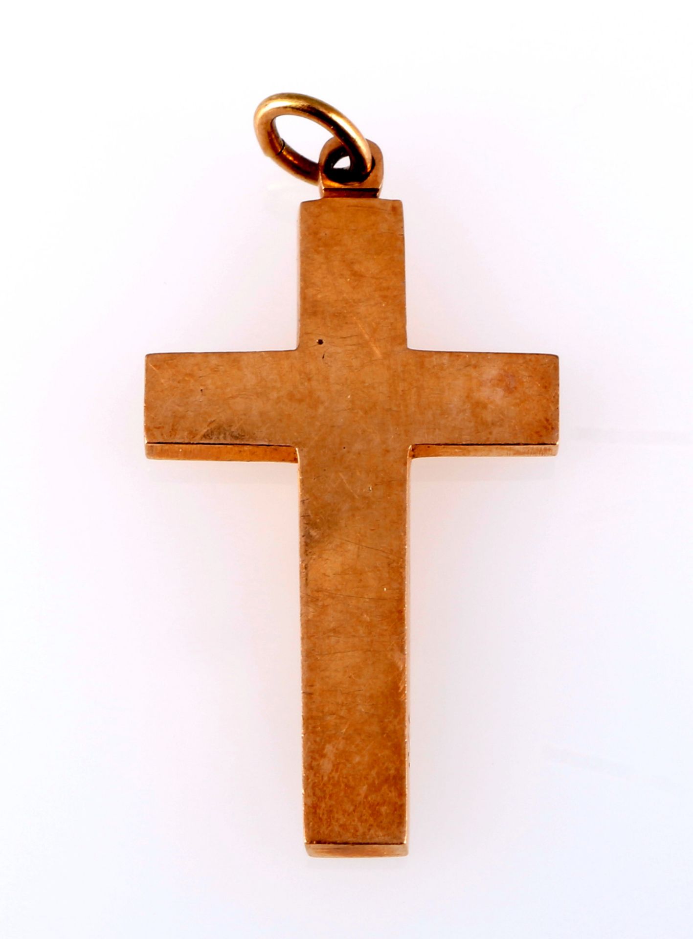 585 gold cross pendant,