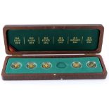 999 gold - 5 coins 20 euros German forest,