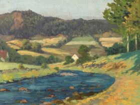 Alfred RASENBERGER (1885-1949) Flussarm Liesertal Österreich,