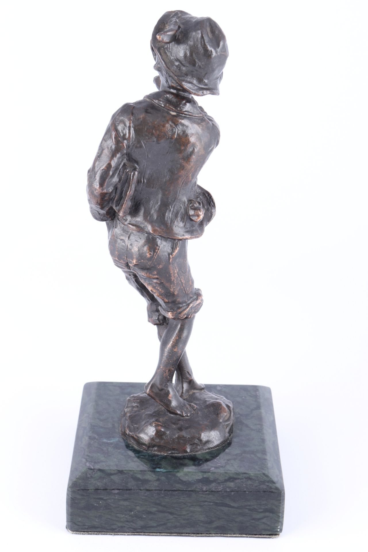 Rudolf Kaesbach (1873-1955) Bronze rauchender Bub, - Bild 3 aus 5