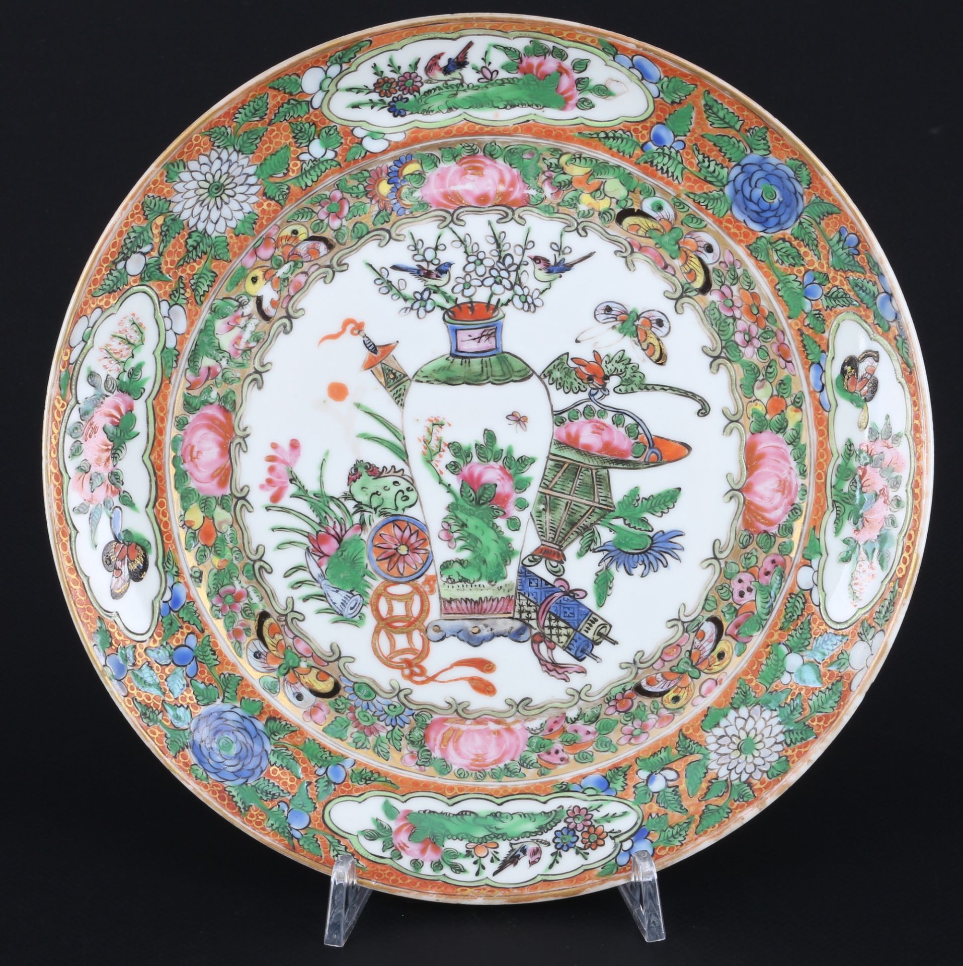 China family rose plate Tongzhi period 19th century,