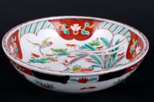 China Wucai Schale Qing-Periode 18./19 Jahrhundert, Wucai bowl,