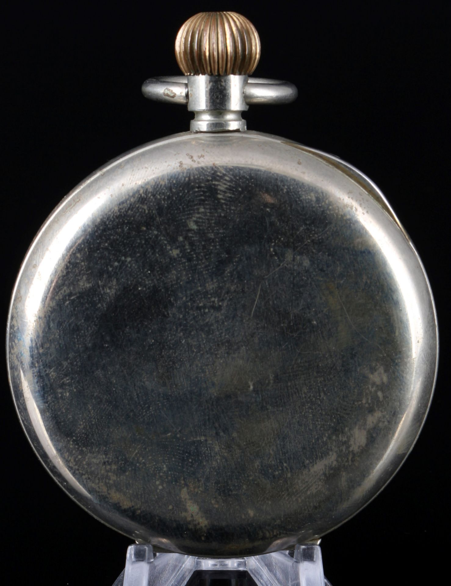 Brevet Taschenuhr als Reiseuhr in 925 Sterling Silbergehäuse um 1900, - Bild 8 aus 8