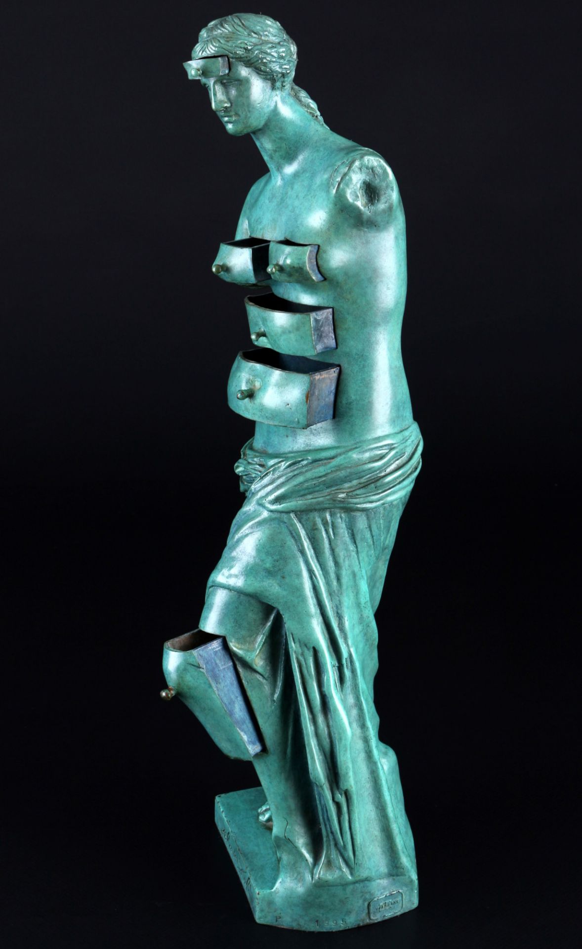 Salvador Dali (1904-1989) Bronze Venus von Milo mit Schubladen, Gießerei Valsuani, Bronze Venus de M - Bild 2 aus 6