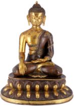 Nepal bronze large Buddha 49.5 cm,
